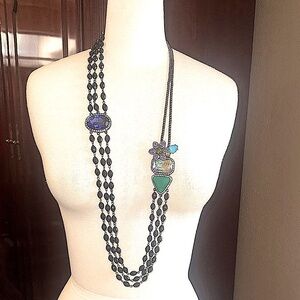 Elegant Vintage Erickson Beamon Rocks Beaded Necklace